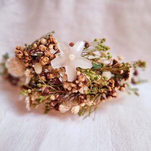 Peineta de novia floral