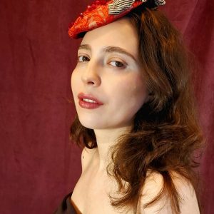 Tocado de ceremonia modelo rosco